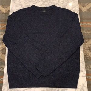 J. Crew Lambswool Sweater, Slim XL, Navy